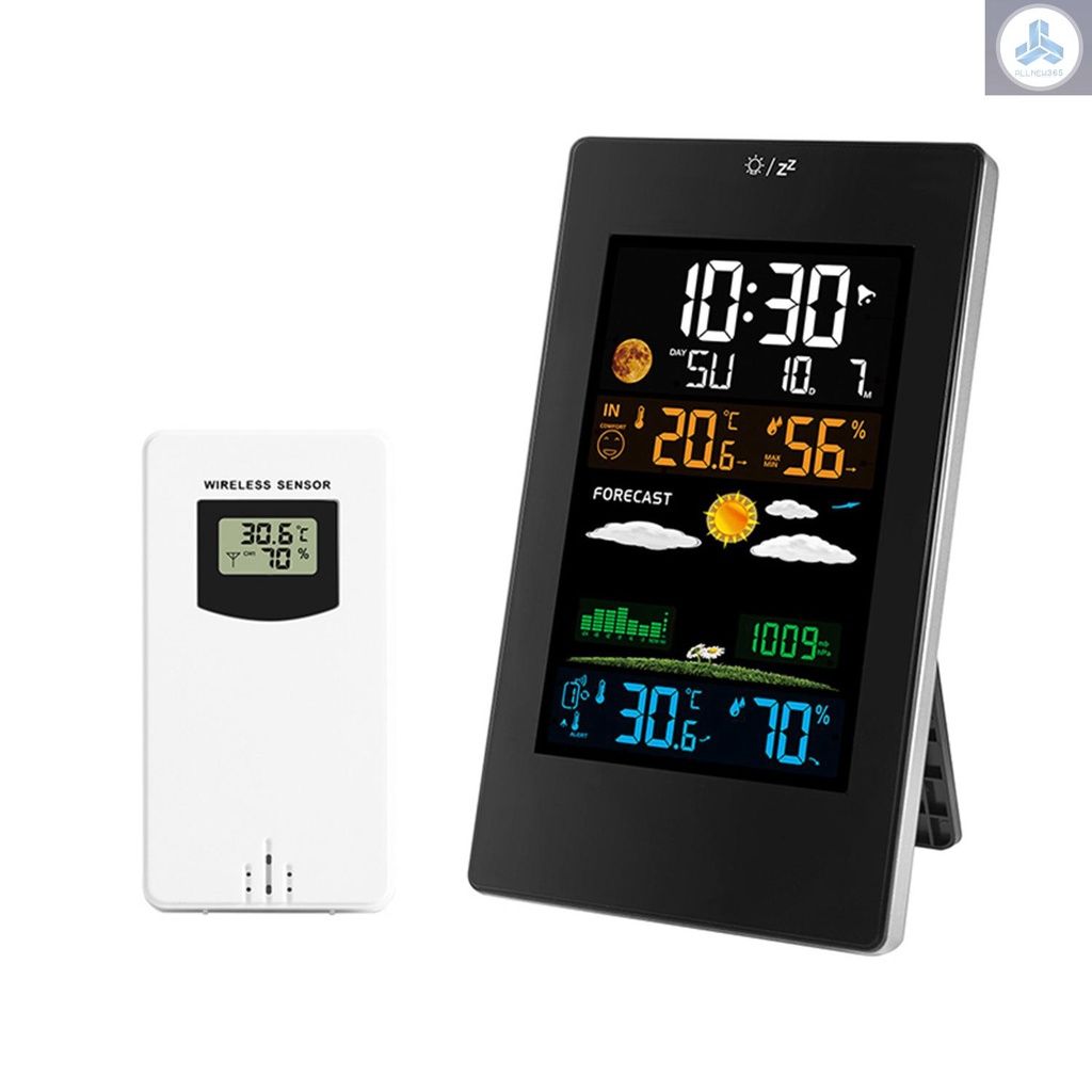 Lash Grafting LCD Digital Thermometer Hygrometer Temperature Humidity  Tester Weather Station Clock