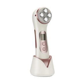 5 in 1 Multi-Function RF EMS Radio Frequency Facial LED Photon Skin Beauty Device Face Tighten Ultrasonic Beauty Instrument