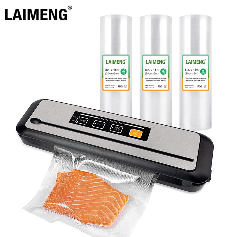 LAIMENG Vacuum Sealer Packing Machine Sous Vide Vacuum Sealer For Food  Storage Food Packer Vacuum Bags for Vacuum Packaging S273