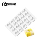 SHENHONG Geometric Mousse Silicone Cake Mold Jigsaw Puzzle French Dessert Mould Muffin Decorating Tools Baking Pastry Tray