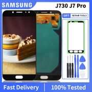 100% tested OLED  LCD For Samsung Galaxy J730 J730F J7 Pro 2017 LCD Display Touch Screen Digitizer Assembly With Free Gift
