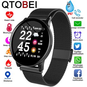 W8 Fitness Tracker Smart Bracelet Blood Pressure Heart Rate Monitor Fitness Bracelet Ip67 Waterproof Smart Band Watch Women Men