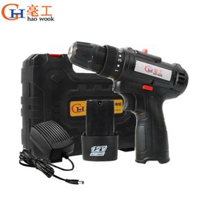 12V Electric Drill Cordless Screwdriver Lithium Battery Mini Drill Multi-function Cordless Screwdriver Power Tools