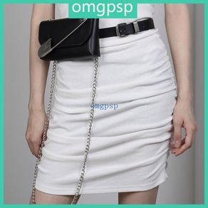 Luxury Fanny Pack High Quality Waist Bag Thick Chain Shoulder Crossbody  ChestBag