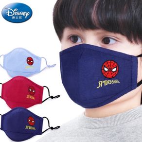 [SG SELLER] Marvel Avenger Spiderman Captain America Reusable Adjustable Face Mask With Filter Slot