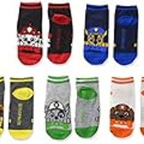 Paw Patrol Boys 5 Pack No Show Socks
