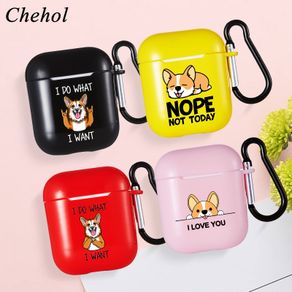 For Airpods Pro 3D Cute Cartoon Shiba Inu Dog Soft Earpods Case for Apple  Airpods 1 2 3 Lying Down Puppy Wireless Earphone Cover