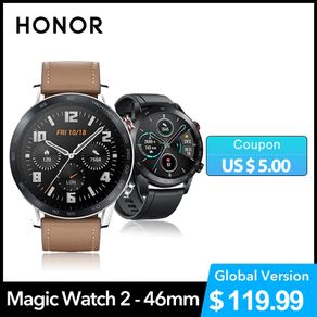 HONOR Magic Watch 2 Heart Rate Monitor Blood Oxygen Monitor SpO2 Smartwatch14 Days Battery Fitness Tracker Smart Watches for Men