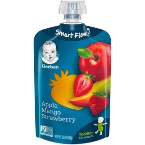 Gerber Purees Apple Mango Strawberry Toddler Pouch