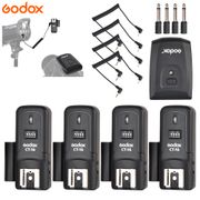 Godox CT-16 16 Channels Wireless Radio Studio Flash Trigger Transmitter + Receiver Set for Canon Nikon Pentax Olympus