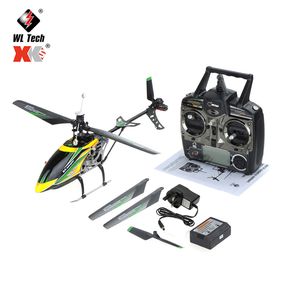 Parkten Wltoys Hot sale V912 helicopter 2.4GHz  4 Channel Single Blade RC Drone With Head Lamp  Light RC Quadcopter