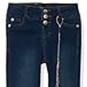 DKNY Girls' Denim Pants, CHELSEA WASH, 7