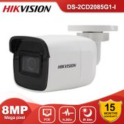 HIKVISION Original DS-2CD2085G1-I 4K 8MP Network Bullet Camera H.265 CCTV Camera POE IP67 with SD Card Slot