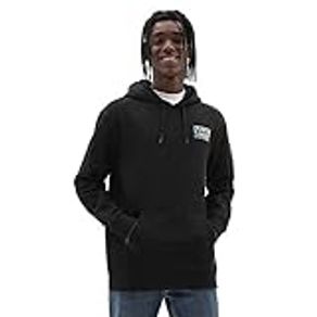 VANS Men's Global Stack Po Hooded Sweatshirt, Black