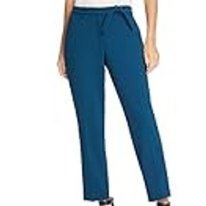 DKNY Womens Skinny Wear to Work Ankle Pants Blue 10