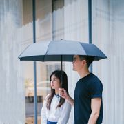 Mijia WD1 Automatic Rainy umbrella Sunny Rainy Summer Aluminum Windproof Waterproof UV Parasol Sunshade Man Woman