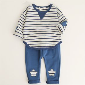 Striped Boy Baby t-Shirt Girl Baby Clothes Autumn