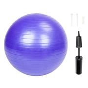 (Ship From US) Sports Yoga Balls Bola Pilates Fitness Ball Gym Balance Fitball Exercise Pilates Workout Massage Ball with Pump