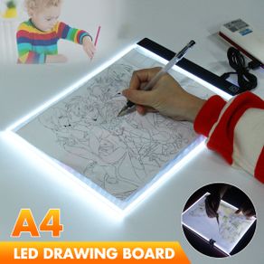 USB LED Artist Tattoo Stencil Board Light Box Tracing Drawing Board Pad  Table A4 