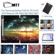 MTT Tablet Case For Samsung Galaxy Tab S6 10.5 inch SM-T860 SM-T865 T867 2019 PU Leather Flip Stand Smart Cover Protective Funda