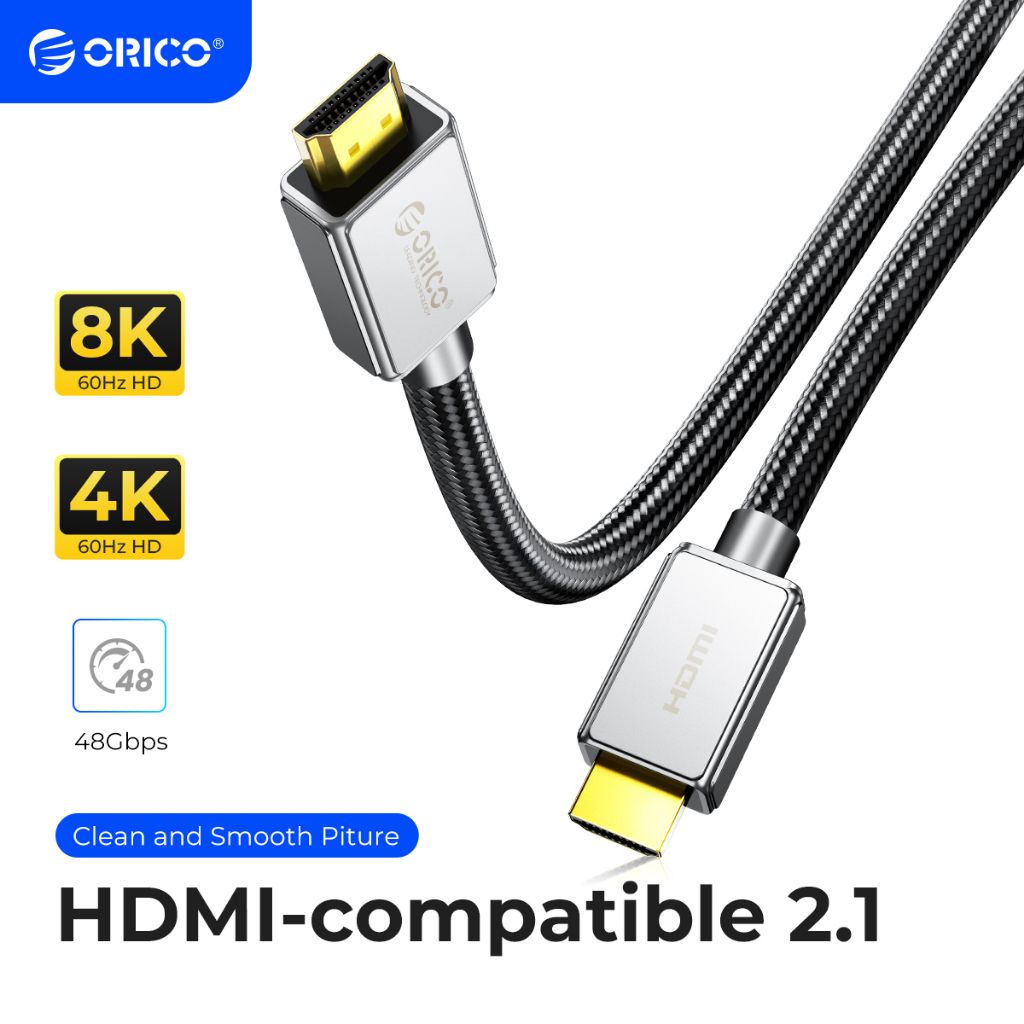 1m 1.5m 2m 3m 2.1 8K 120hz 4K 144 Hz 2.1 HDMI-Compatible 48Gbps eARC ARC  HDCP Ultra High Speed HDR for HD TV Laptop Projector - AliExpress
