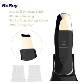 Ultrasonic Deep Face Cleaning Machine Skin Scrubber Remove Dirt Blackhead Reduce Wrinkles spots Facial Whitening Lifting