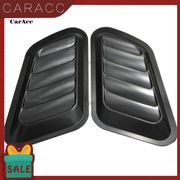 <CarAcc> 1Pair Car Decorative Air Flow Intake Scoop Turbo Bonnet Vent Cover Hood Cover