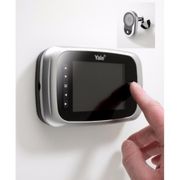 YALE Door Viewer (Digital) and Doorbell 2-in-1 with Automatic Mode - Record with internal memory (Silver)