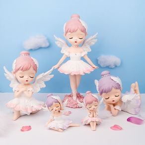 Happy Birthday Cute Beautiful Bella Angel Girl Castle Cake Decoration Topper 贝拉天使生日周岁漂亮女孩蛋糕装饰