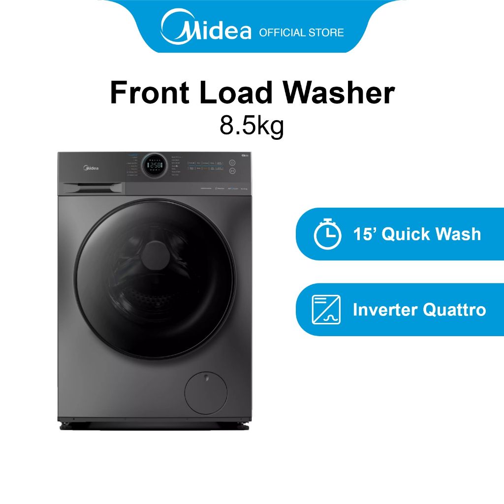 lg fv1285s4w front load washer 8.5 kg