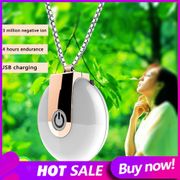 Wearable Air Purifier Necklace Personal Ionizer Portable USB Ioniser Mini Fresher Negative Ion Ozone For Adults Kids