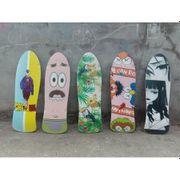 83*26cm surf skate deck with designs skateboard deck Land surfboard 8-layer northeast Maple long board single and double warped big fish board