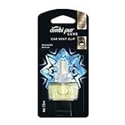 Ambi Pur Luxe Car Vent Clip Mountain Breeze Car Air Freshener Refill, 7.5ml