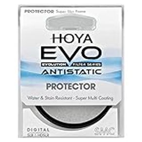 Hoya Evo Antistatic Protector Filter - 82mm - Dust/Stain/Water Repellent, Low-Profile Filter Frame