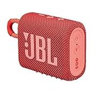 JBL GO 3 Portable Waterproof Speaker, Red