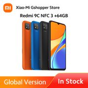 Global Version Xiaomi Redmi 9C NFC Mobile Phone 3GB RAM 64GB ROM MTK Helio G35 6.53" Waterdrop Display 5000mAh Smart Phone