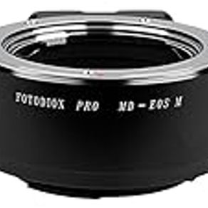 Fotodiox Lens Mount Adapter - Minolta MD, MC, SR Rokkor 35mm SLR Lens to Canon EOS M (EF-m Mount) Camera Bodies; fits EOS M, M2 Digital Mirrorless Camera