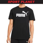 Puma Men Essentials Logo Tee Shirt baju Lelaki (586666-01) Sport Planet 42-40