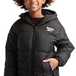 Reebok Boys' Winter Jacket - Heavyweight Quilted Puffer Parka Coat - Weather Resistant Ski Jacket for Boys (8-20)