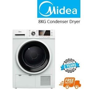 MIDEA 8KG Condenser Dryer (FREE STACKER)