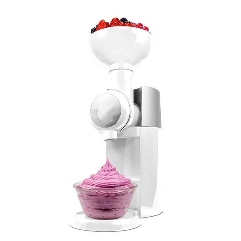 Machine Icecream Fully Automatic Mini Fruit Ice Cream Maker For Home  Electric Diy Kitchen Maquina De Sorvete For Kids - Ice Cream Makers -  AliExpress