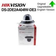 Hikvision Original  PTZ IP Camera DS-2DE2A404IW-DE3 4MP 4X 2.8-12MM zoom Network POE H.265 IK10 ROI WDR DNR Dome CCTV PTZ Camera