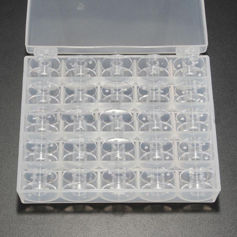  42 Grids Clear Plastic Organizer Box Axis Sewing Threads Box  Transparent Needle Wire Storage Organizer Containers for Spools Home  Embroidery & Sewing Thread Transparent : Arts, Crafts & Sewing