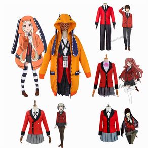 Anime Kakegurui Cosplay Costume Jabami Yumeko Cosplay Costume Japanese High  School Uniform Girl Clothes Women Suits High Quality