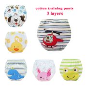 Babyfriend Reusable Baby Training Pants 5 Layers Baby Kids Cloth Diaper Cover Infant Diaper Panties Washable Baby Nappies