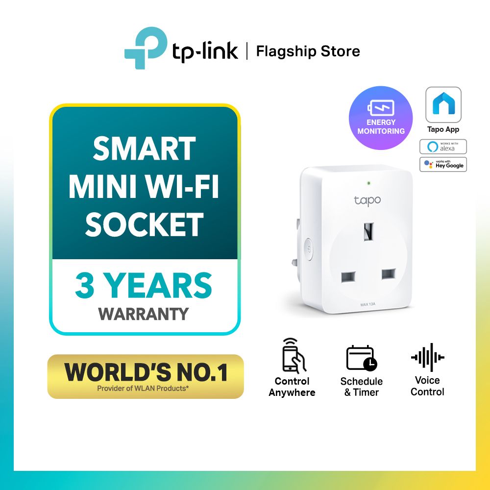 TP-LINK Mini Smart Wi-Fi Socket (16A) with Energy Monitoring, Tapo P110  (TapoP110) - The source for WiFi products at best prices in Europe - wifi -stock.com