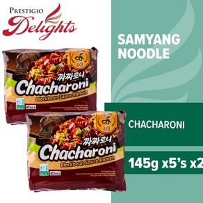 Samyang Chacharoni Noodle 145g x 5's Bundle of 2