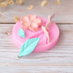 Sugarcraft leaves and flowers  silicone mold fondant mold cake decorating tools chocolate gumpaste mold