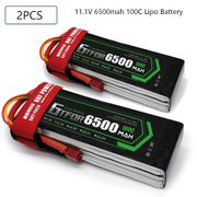 GTFDR Lipo Battery 3S 11.1V 6500mAh 100C-200C XT60 T Deans XT150 EC5 For FPV Drone Airplanes Car Boat Truck Helicopter RC Parts