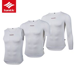 Santic Men Cycling Jersey Cycling Shirt Short Sleeves Road Bike MTB Short Sleeve Jersey Breathable Jerseys